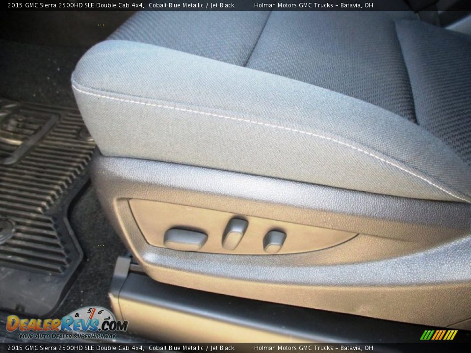 2015 GMC Sierra 2500HD SLE Double Cab 4x4 Cobalt Blue Metallic / Jet Black Photo #8