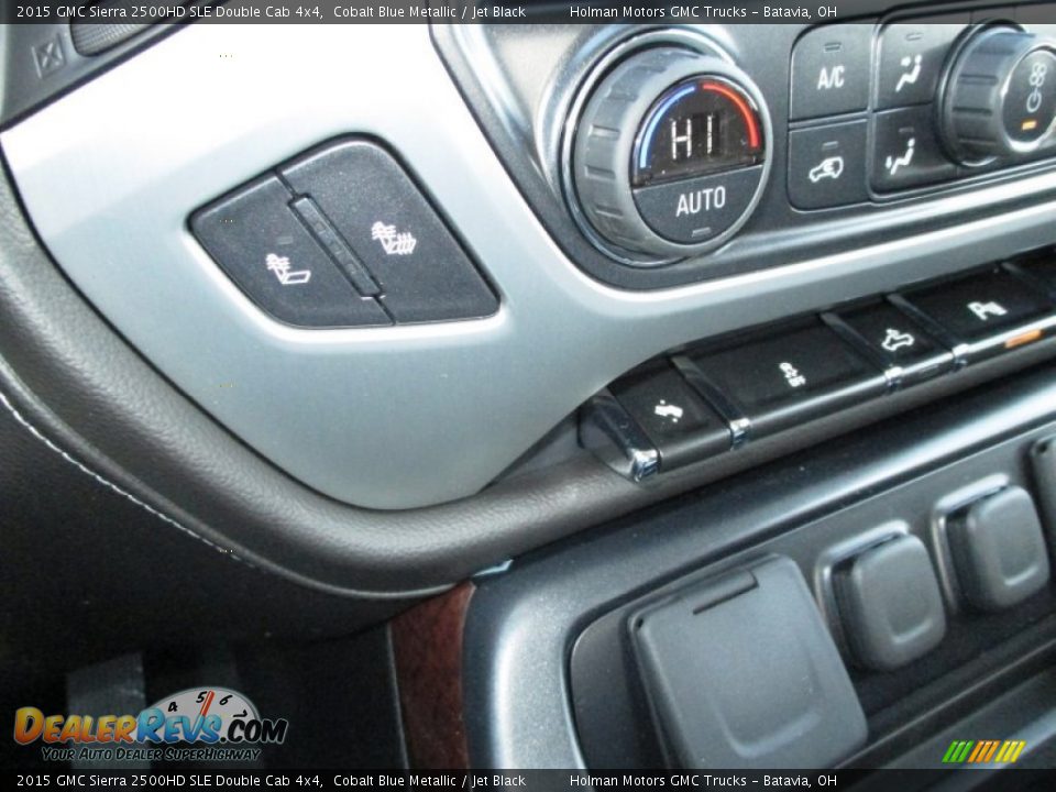 2015 GMC Sierra 2500HD SLE Double Cab 4x4 Cobalt Blue Metallic / Jet Black Photo #15
