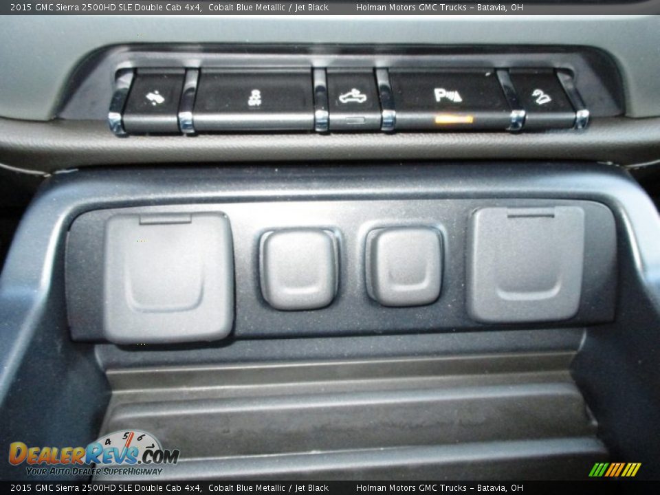 2015 GMC Sierra 2500HD SLE Double Cab 4x4 Cobalt Blue Metallic / Jet Black Photo #17