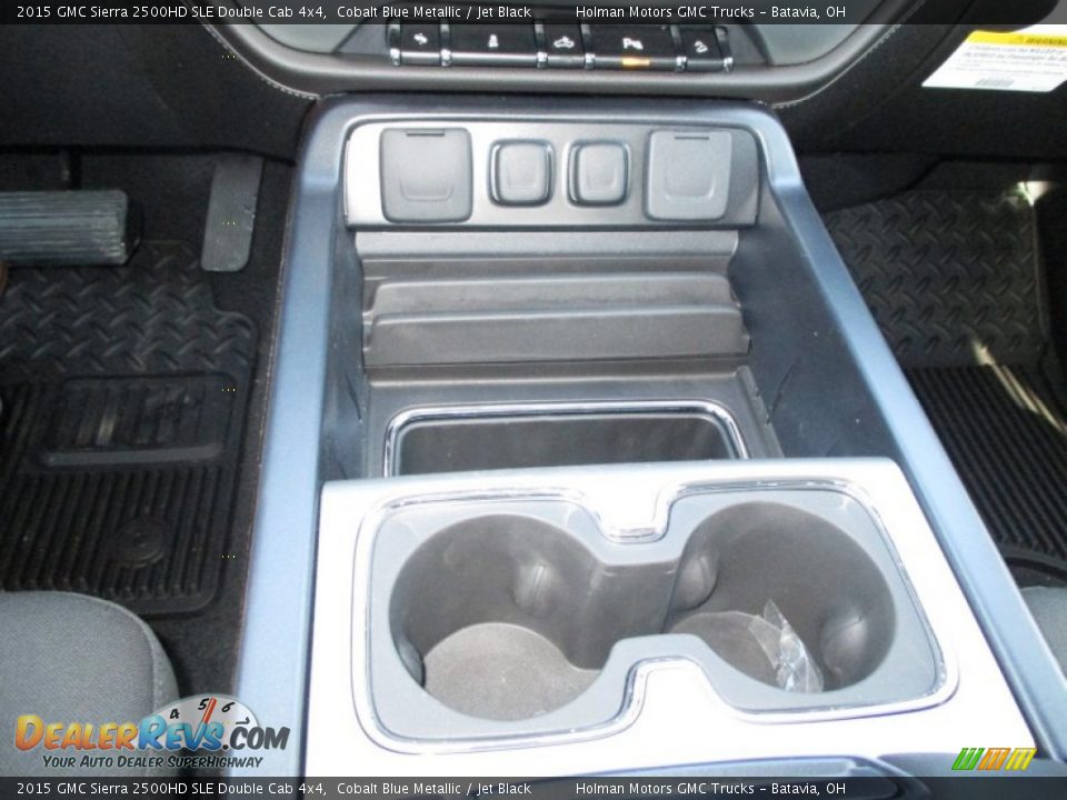 2015 GMC Sierra 2500HD SLE Double Cab 4x4 Cobalt Blue Metallic / Jet Black Photo #19