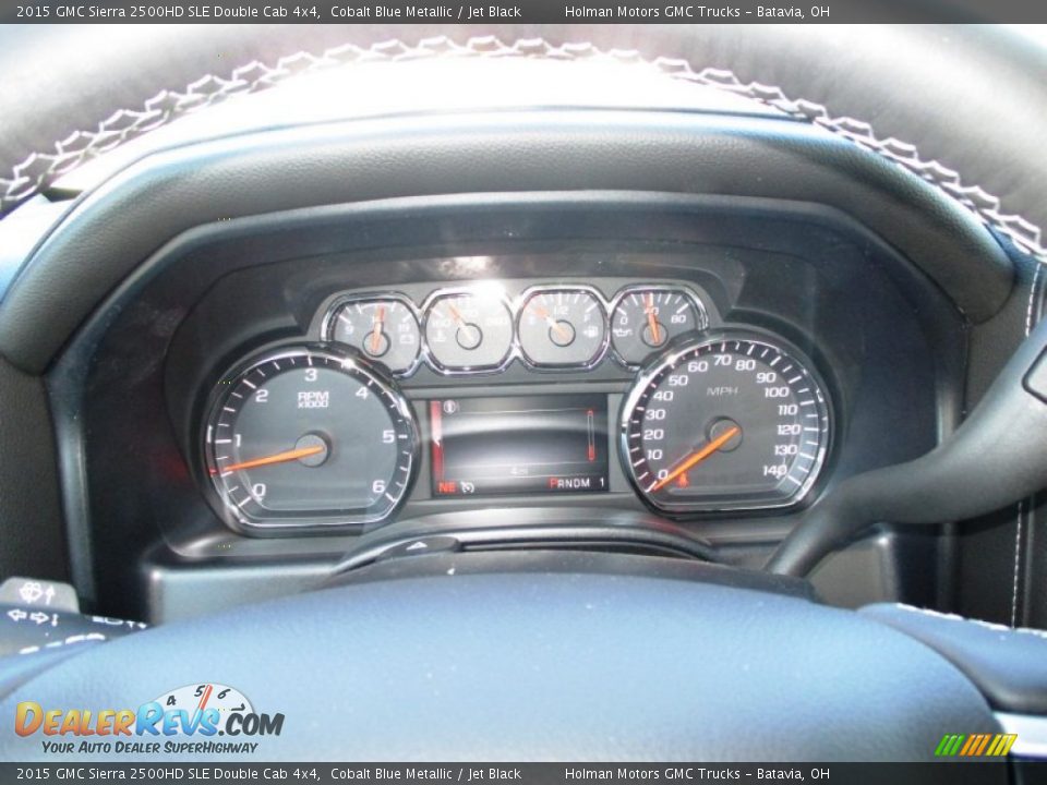 2015 GMC Sierra 2500HD SLE Double Cab 4x4 Cobalt Blue Metallic / Jet Black Photo #23