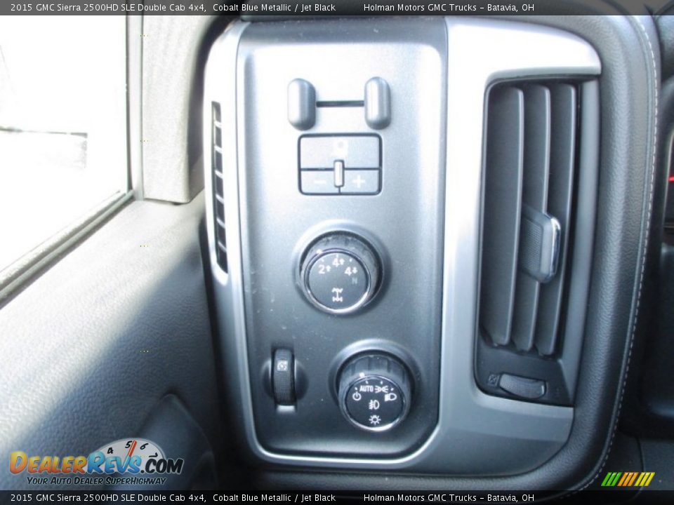 2015 GMC Sierra 2500HD SLE Double Cab 4x4 Cobalt Blue Metallic / Jet Black Photo #26
