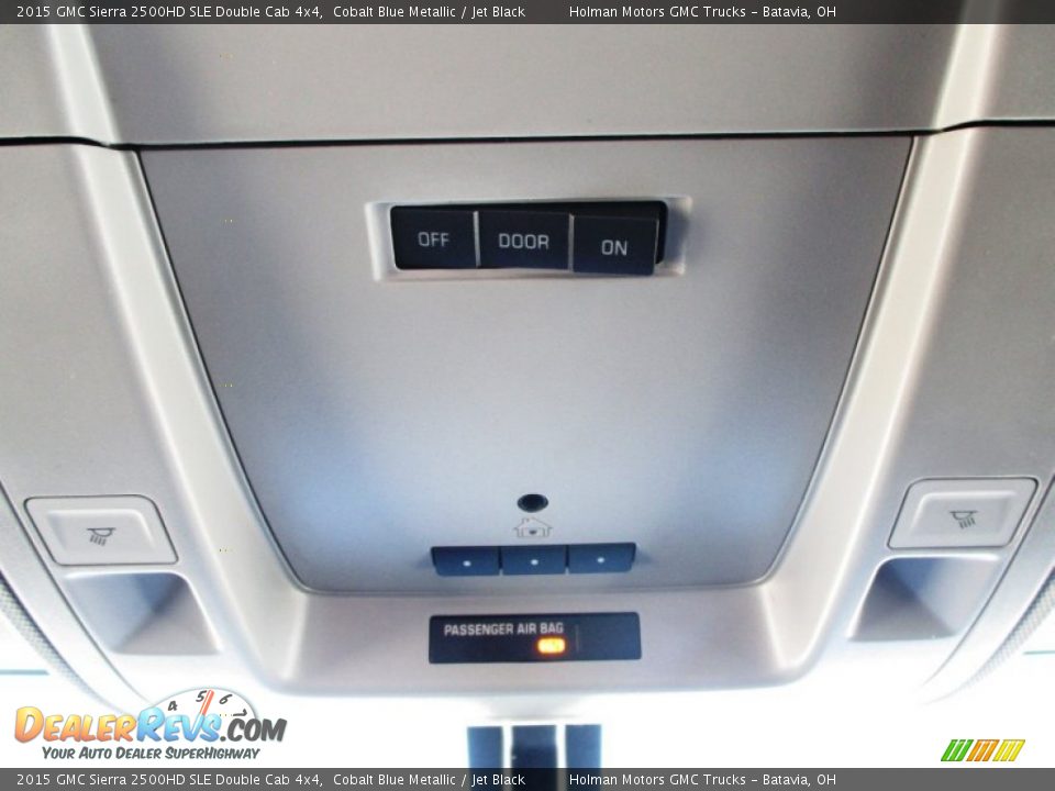 2015 GMC Sierra 2500HD SLE Double Cab 4x4 Cobalt Blue Metallic / Jet Black Photo #28