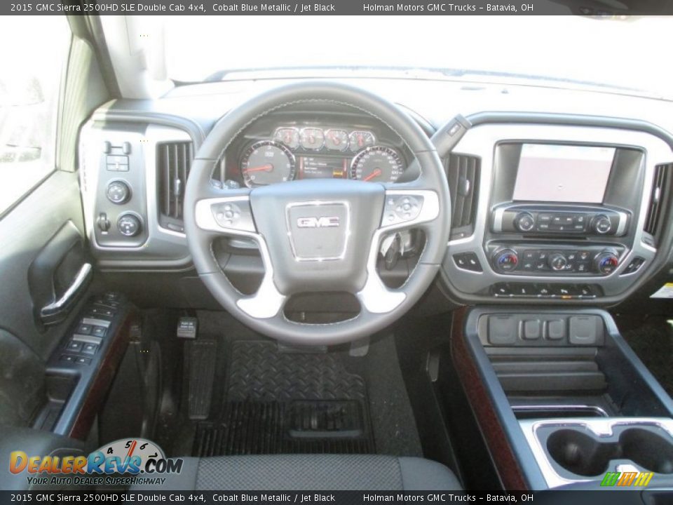 2015 GMC Sierra 2500HD SLE Double Cab 4x4 Cobalt Blue Metallic / Jet Black Photo #29