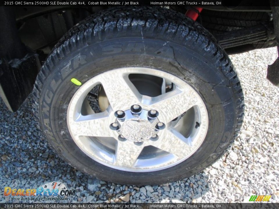 2015 GMC Sierra 2500HD SLE Double Cab 4x4 Cobalt Blue Metallic / Jet Black Photo #31