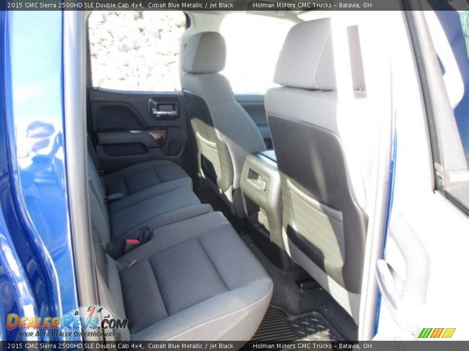 2015 GMC Sierra 2500HD SLE Double Cab 4x4 Cobalt Blue Metallic / Jet Black Photo #35