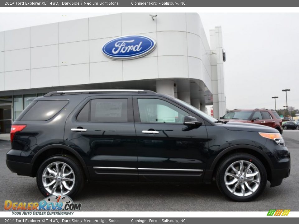 2014 Ford Explorer XLT 4WD Dark Side / Medium Light Stone Photo #2