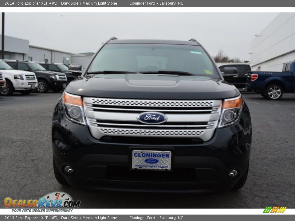 2014 Ford Explorer XLT 4WD Dark Side / Medium Light Stone Photo #4