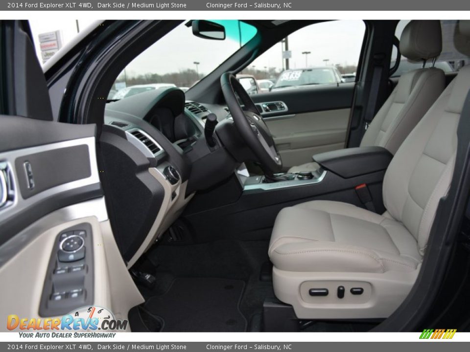 2014 Ford Explorer XLT 4WD Dark Side / Medium Light Stone Photo #6
