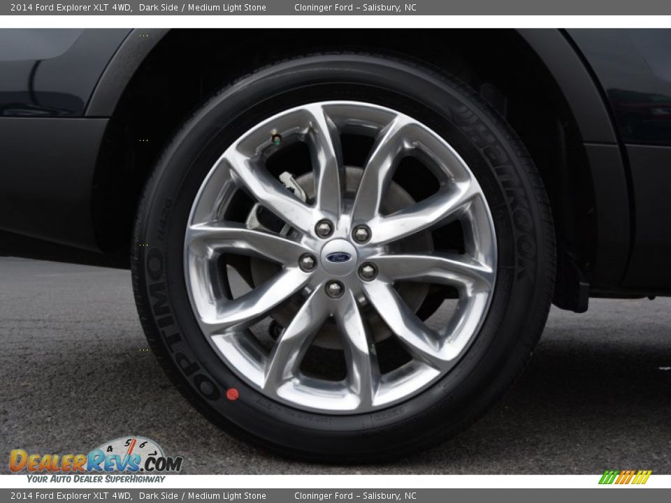 2014 Ford Explorer XLT 4WD Dark Side / Medium Light Stone Photo #11