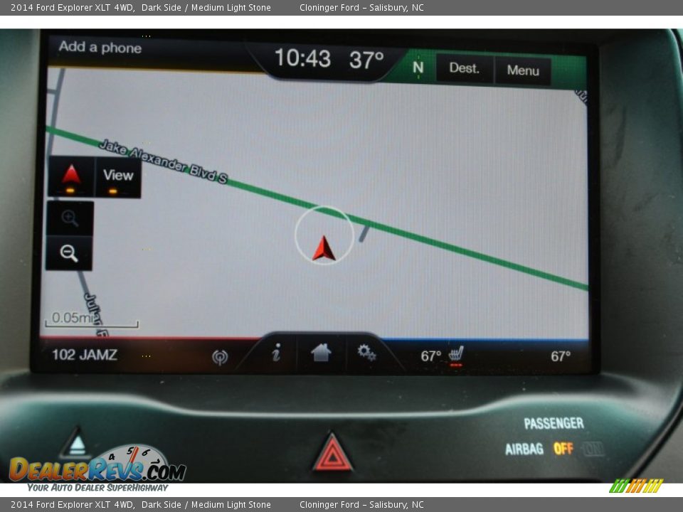 2014 Ford Explorer XLT 4WD Dark Side / Medium Light Stone Photo #17