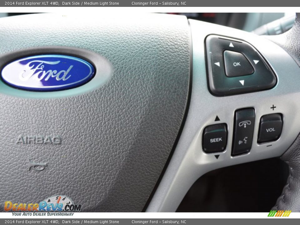 2014 Ford Explorer XLT 4WD Dark Side / Medium Light Stone Photo #27