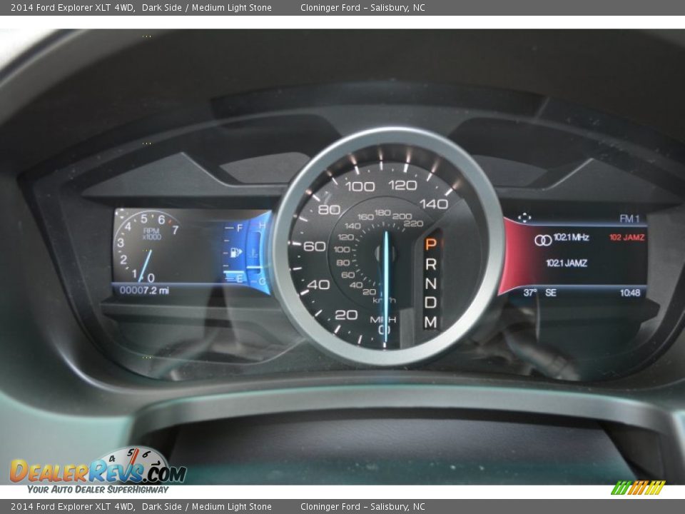 2014 Ford Explorer XLT 4WD Dark Side / Medium Light Stone Photo #28