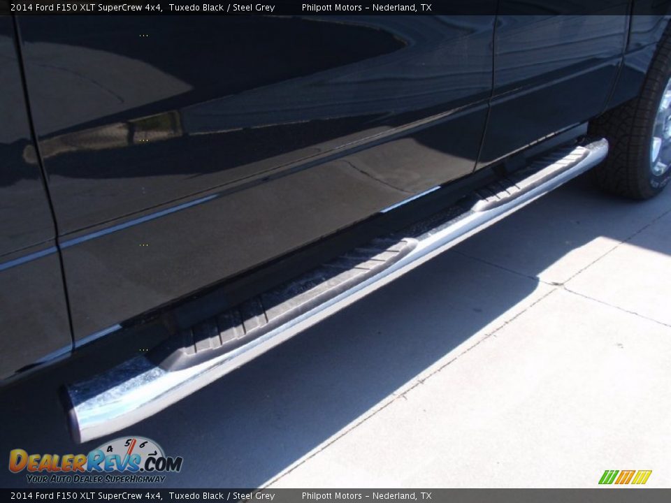2014 Ford F150 XLT SuperCrew 4x4 Tuxedo Black / Steel Grey Photo #14