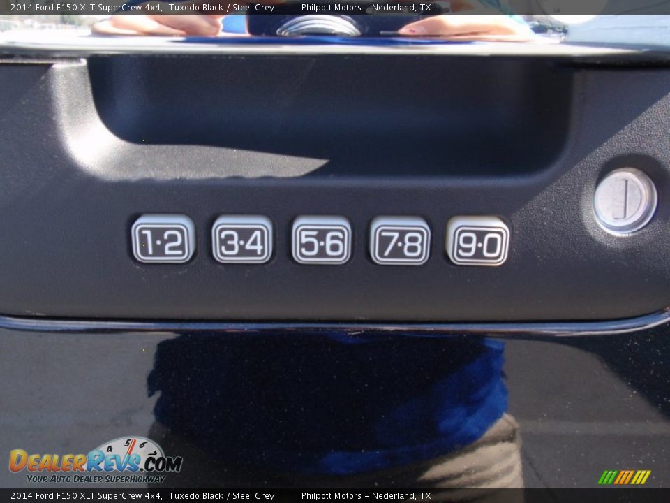2014 Ford F150 XLT SuperCrew 4x4 Tuxedo Black / Steel Grey Photo #15