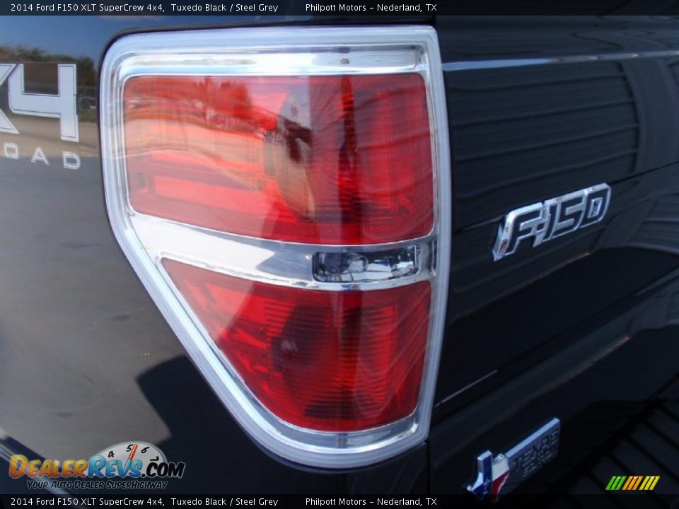 2014 Ford F150 XLT SuperCrew 4x4 Tuxedo Black / Steel Grey Photo #17