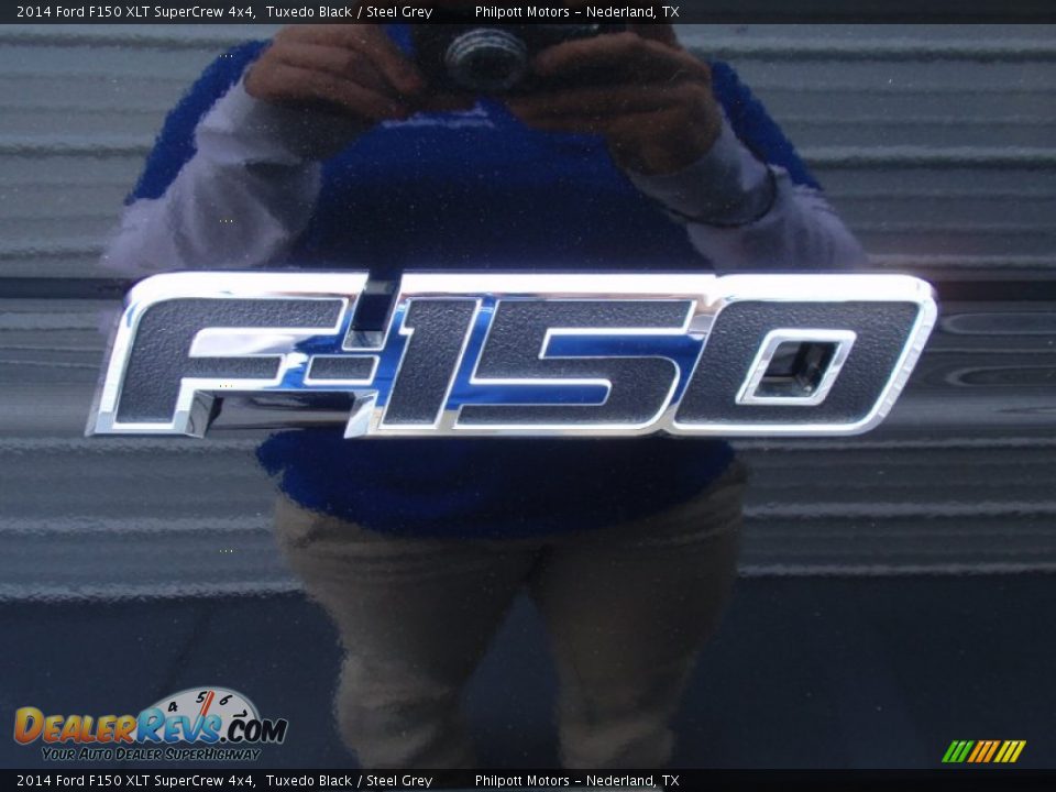 2014 Ford F150 XLT SuperCrew 4x4 Tuxedo Black / Steel Grey Photo #19
