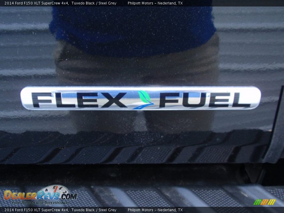 2014 Ford F150 XLT SuperCrew 4x4 Tuxedo Black / Steel Grey Photo #20