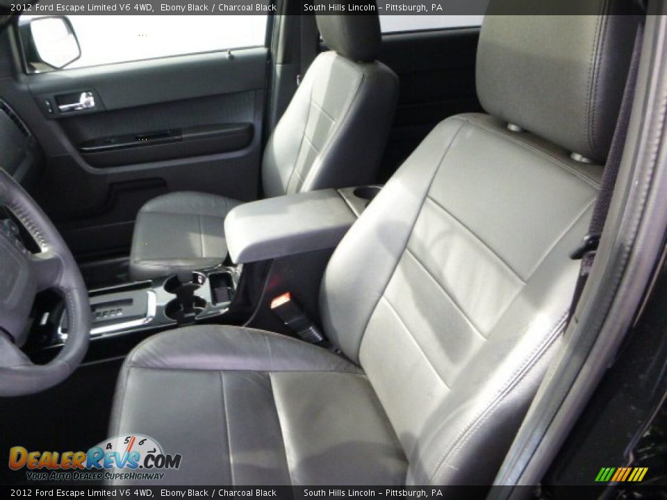 2012 Ford Escape Limited V6 4WD Ebony Black / Charcoal Black Photo #14