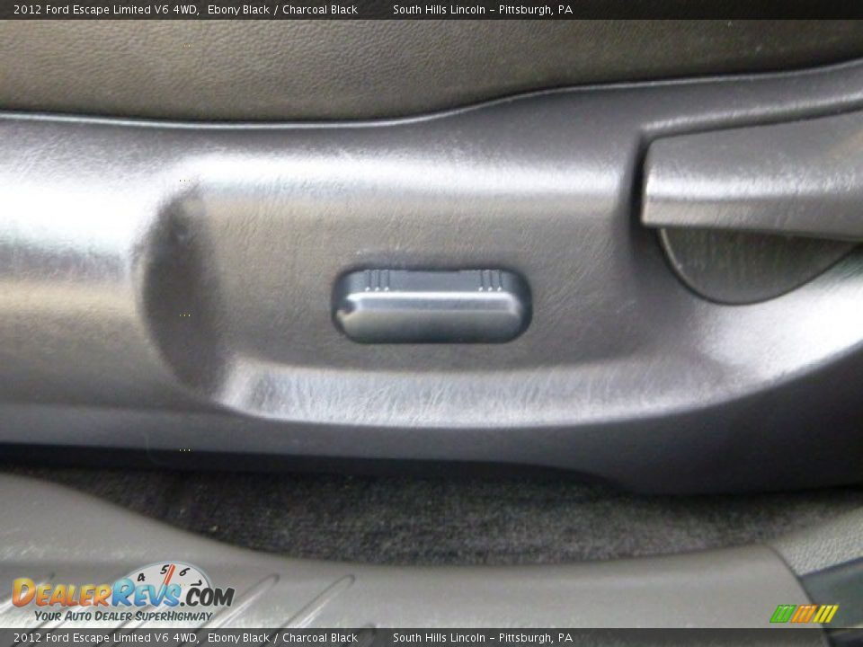 2012 Ford Escape Limited V6 4WD Ebony Black / Charcoal Black Photo #19