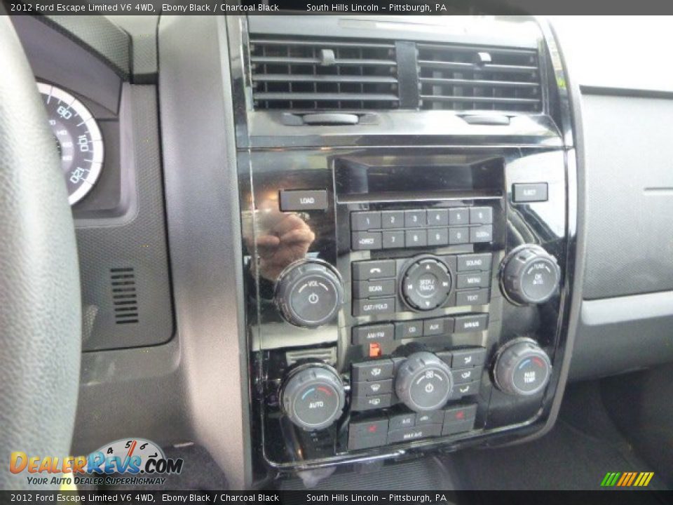 2012 Ford Escape Limited V6 4WD Ebony Black / Charcoal Black Photo #22