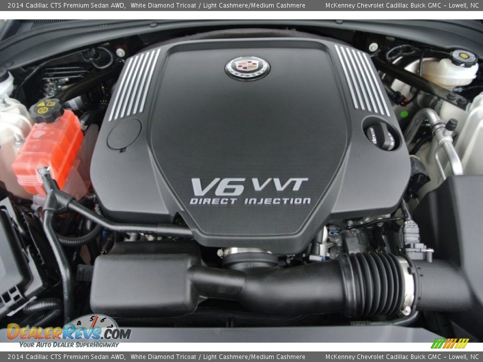 2014 Cadillac CTS Premium Sedan AWD White Diamond Tricoat / Light Cashmere/Medium Cashmere Photo #20