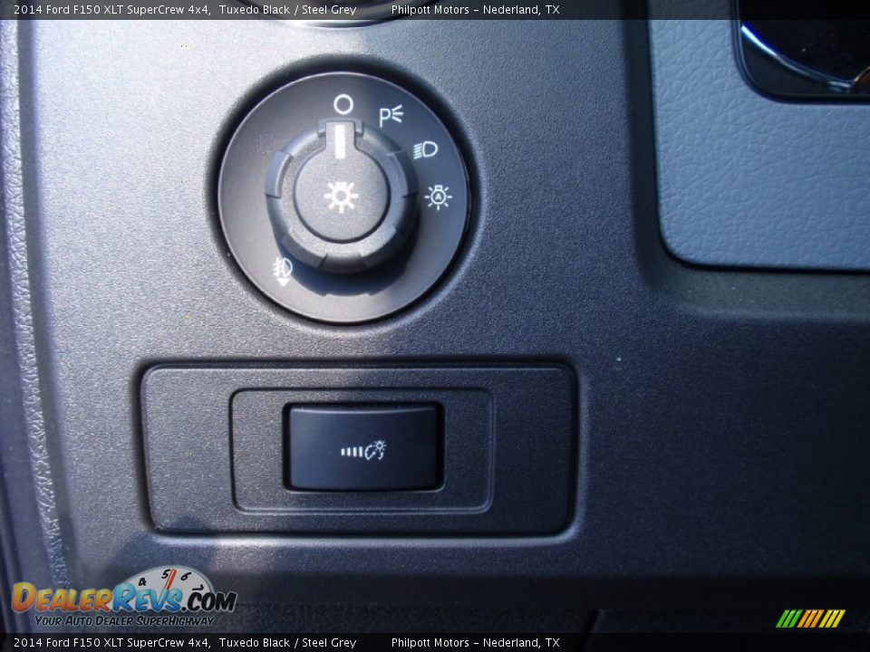 2014 Ford F150 XLT SuperCrew 4x4 Tuxedo Black / Steel Grey Photo #36