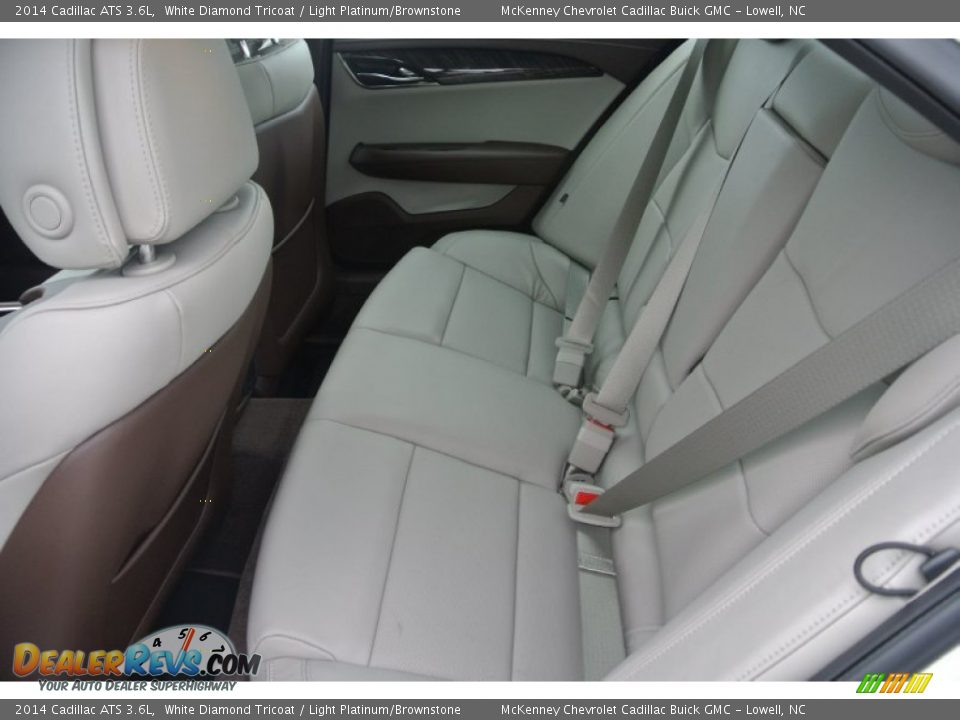 Rear Seat of 2014 Cadillac ATS 3.6L Photo #16