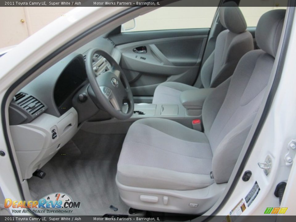 2011 Toyota Camry LE Super White / Ash Photo #17
