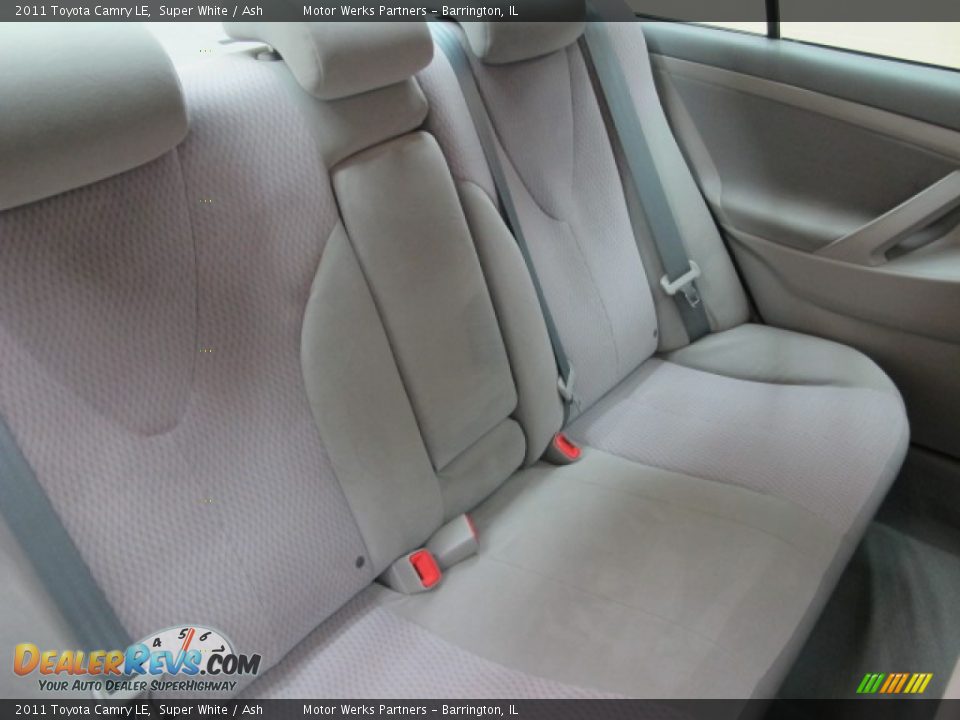 2011 Toyota Camry LE Super White / Ash Photo #22