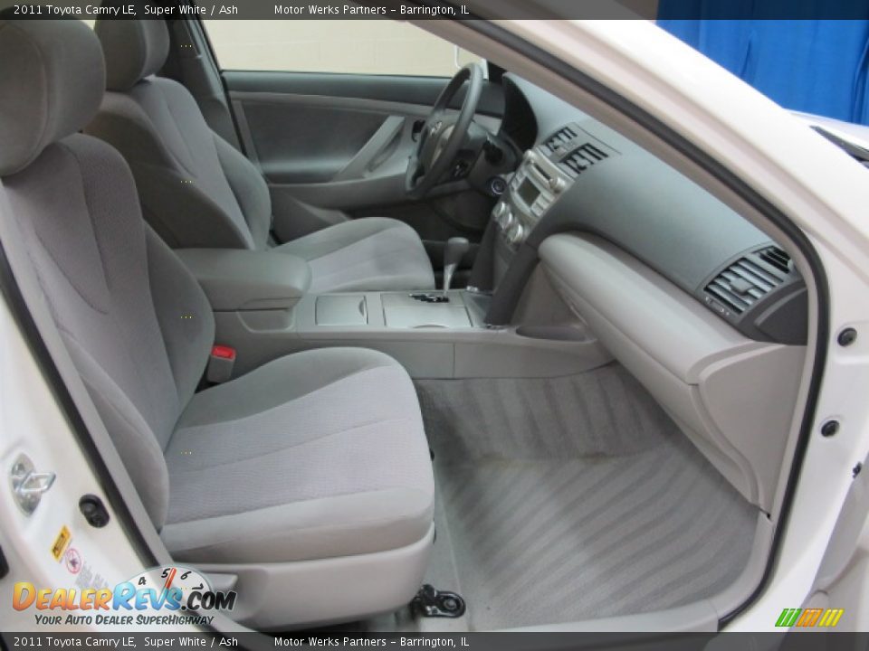 2011 Toyota Camry LE Super White / Ash Photo #23