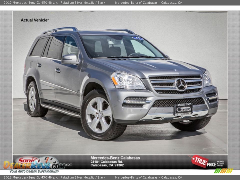2012 Mercedes-Benz GL 450 4Matic Paladium Silver Metallic / Black Photo #1