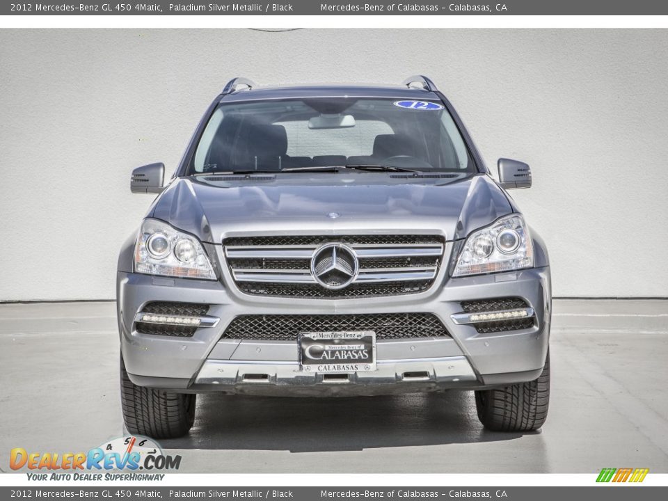 2012 Mercedes-Benz GL 450 4Matic Paladium Silver Metallic / Black Photo #2