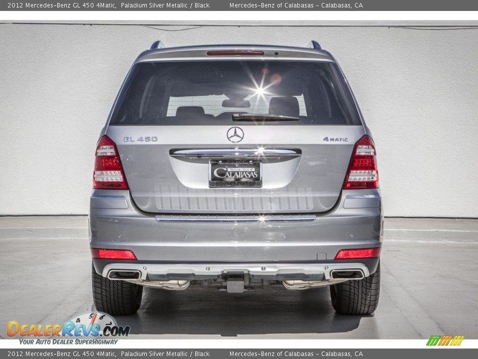 2012 Mercedes-Benz GL 450 4Matic Paladium Silver Metallic / Black Photo #3