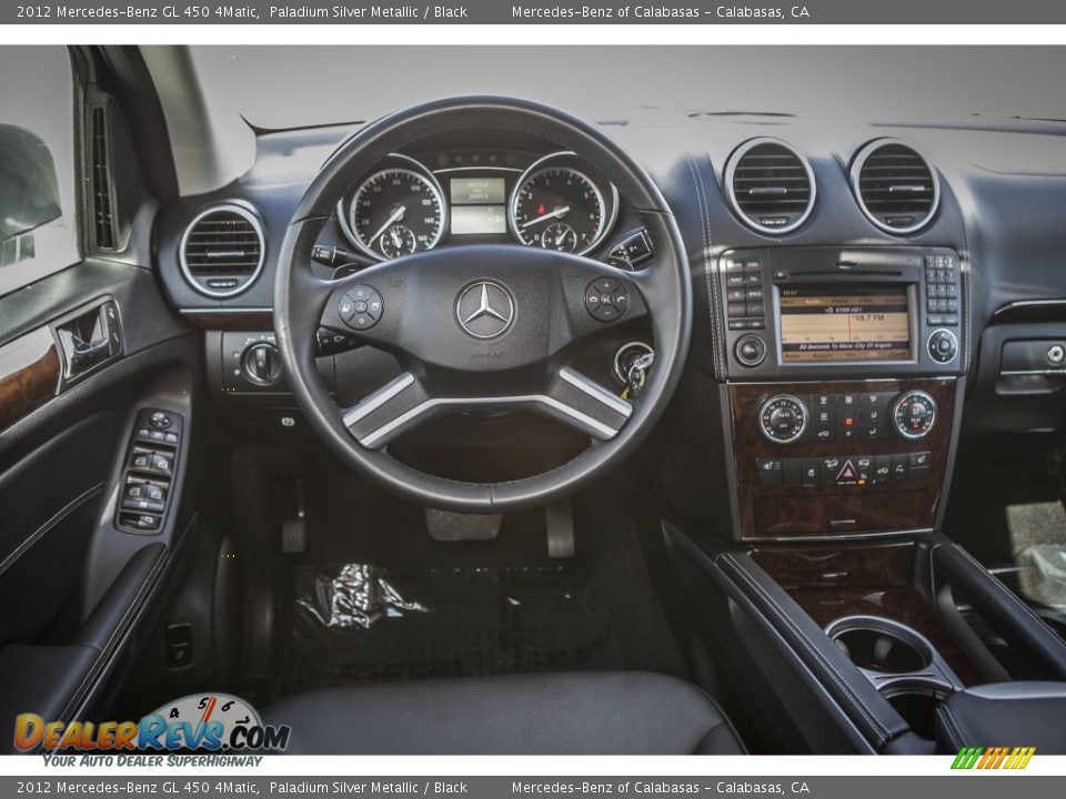 2012 Mercedes-Benz GL 450 4Matic Paladium Silver Metallic / Black Photo #4