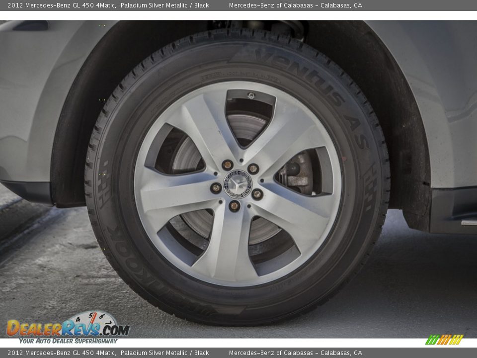 2012 Mercedes-Benz GL 450 4Matic Paladium Silver Metallic / Black Photo #8
