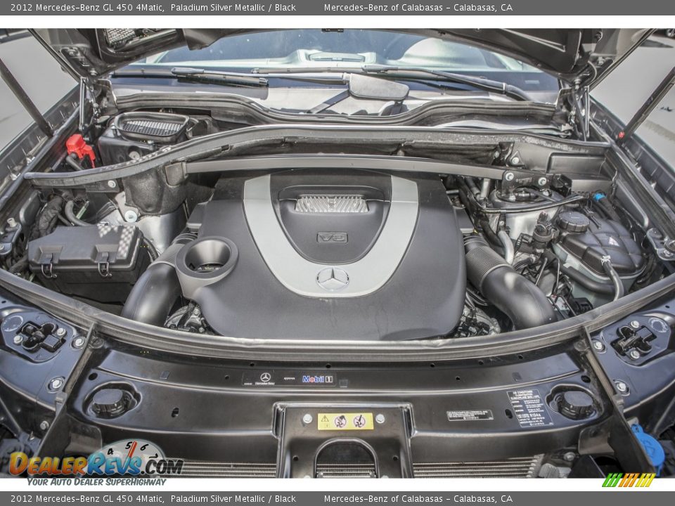 2012 Mercedes-Benz GL 450 4Matic Paladium Silver Metallic / Black Photo #9