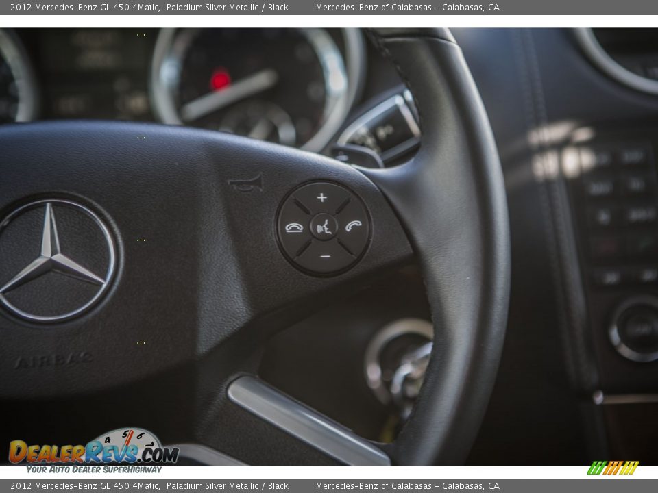2012 Mercedes-Benz GL 450 4Matic Paladium Silver Metallic / Black Photo #16