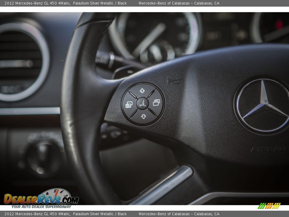 2012 Mercedes-Benz GL 450 4Matic Paladium Silver Metallic / Black Photo #17