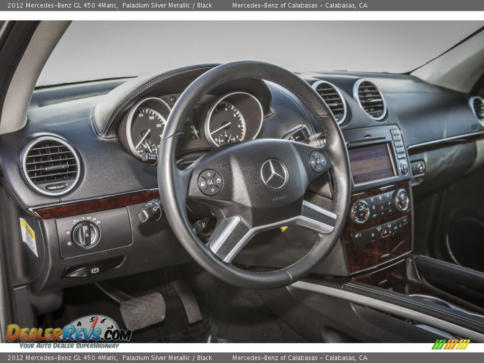 2012 Mercedes-Benz GL 450 4Matic Paladium Silver Metallic / Black Photo #18