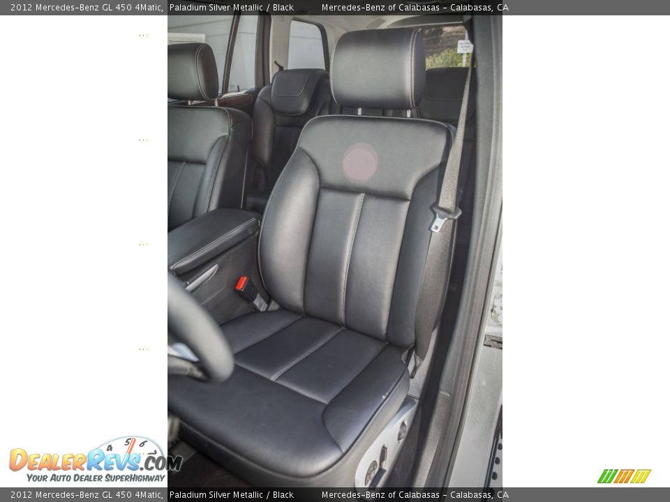 2012 Mercedes-Benz GL 450 4Matic Paladium Silver Metallic / Black Photo #21