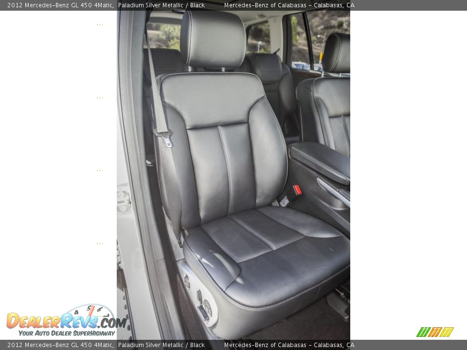 2012 Mercedes-Benz GL 450 4Matic Paladium Silver Metallic / Black Photo #25