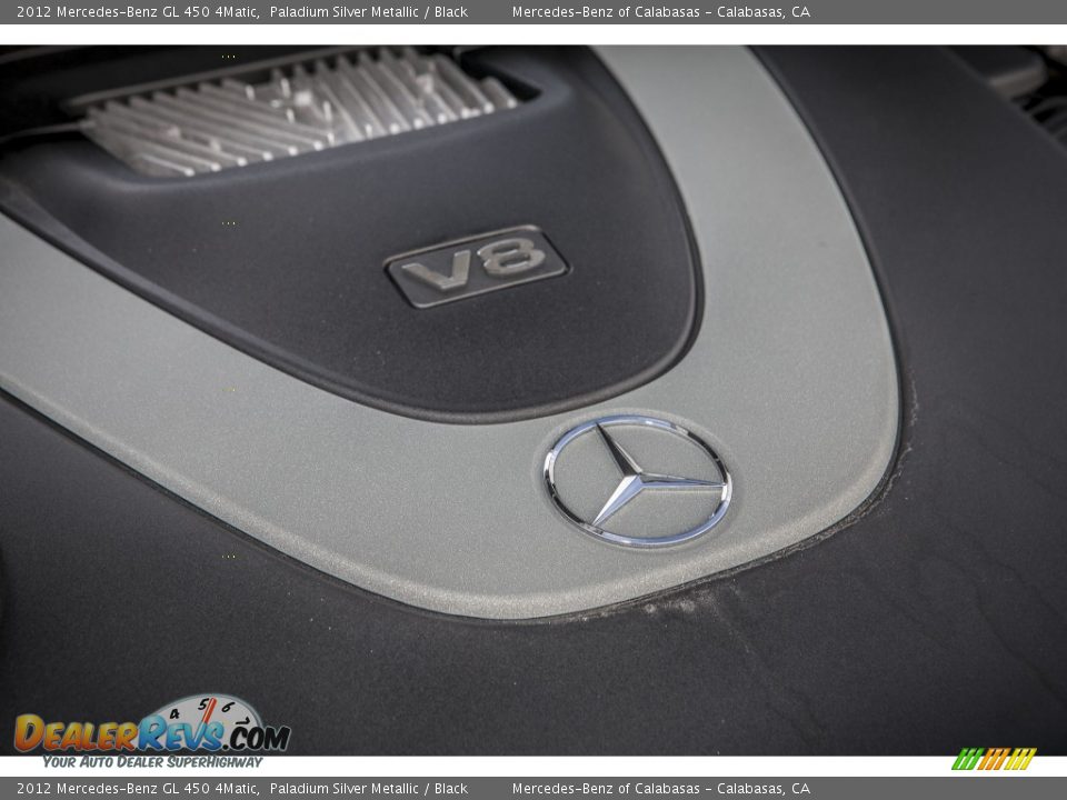2012 Mercedes-Benz GL 450 4Matic Paladium Silver Metallic / Black Photo #26