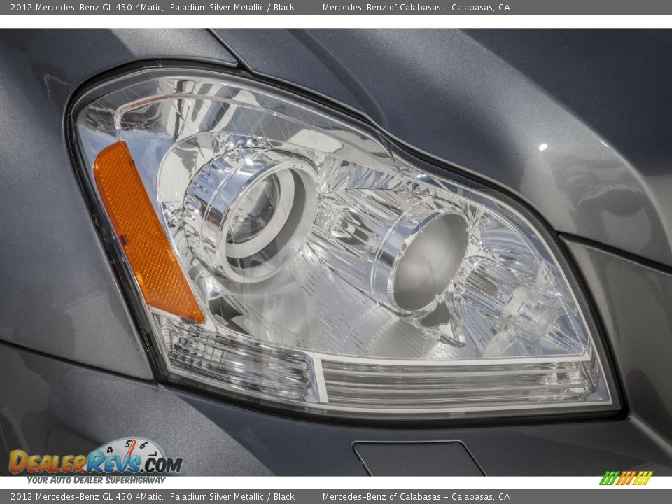 2012 Mercedes-Benz GL 450 4Matic Paladium Silver Metallic / Black Photo #27