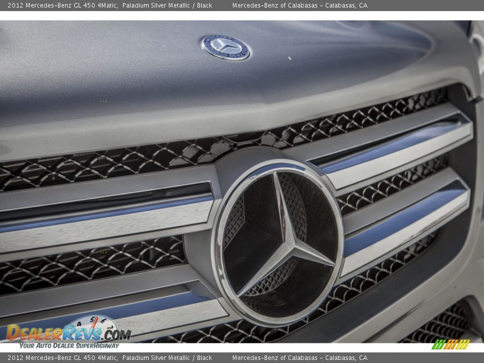 2012 Mercedes-Benz GL 450 4Matic Paladium Silver Metallic / Black Photo #28