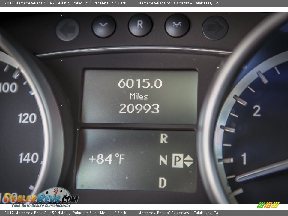 2012 Mercedes-Benz GL 450 4Matic Paladium Silver Metallic / Black Photo #32