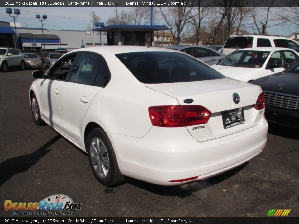 2012 Volkswagen Jetta SE Sedan Candy White / Titan Black Photo #3
