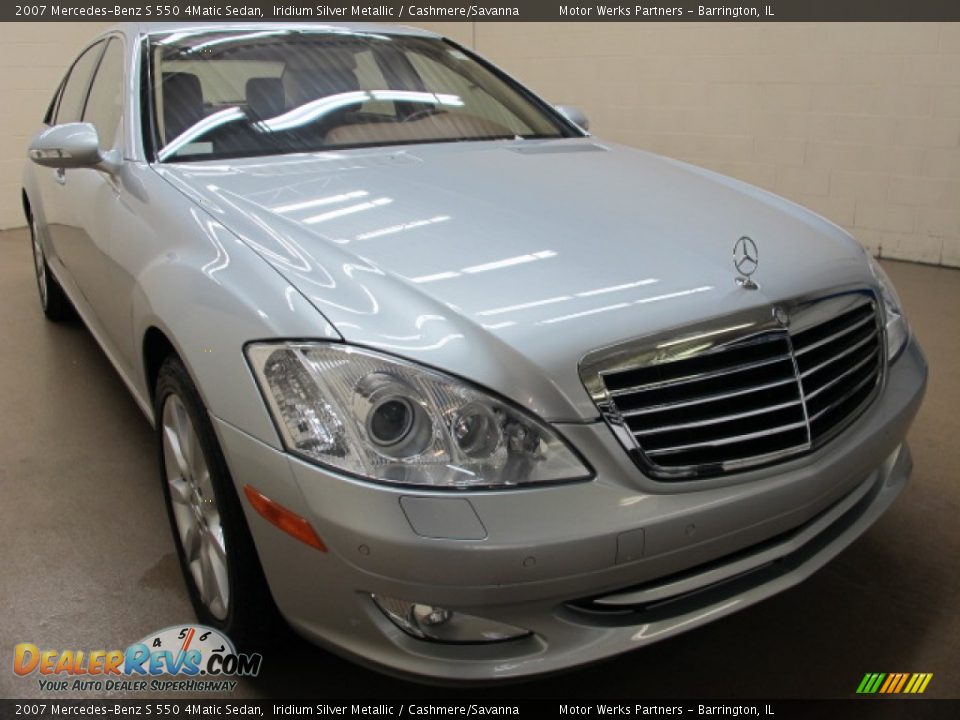 2007 Mercedes-Benz S 550 4Matic Sedan Iridium Silver Metallic / Cashmere/Savanna Photo #1