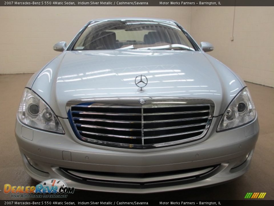 2007 Mercedes-Benz S 550 4Matic Sedan Iridium Silver Metallic / Cashmere/Savanna Photo #2