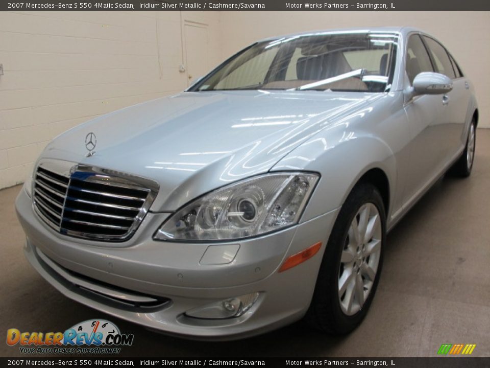 2007 Mercedes-Benz S 550 4Matic Sedan Iridium Silver Metallic / Cashmere/Savanna Photo #3